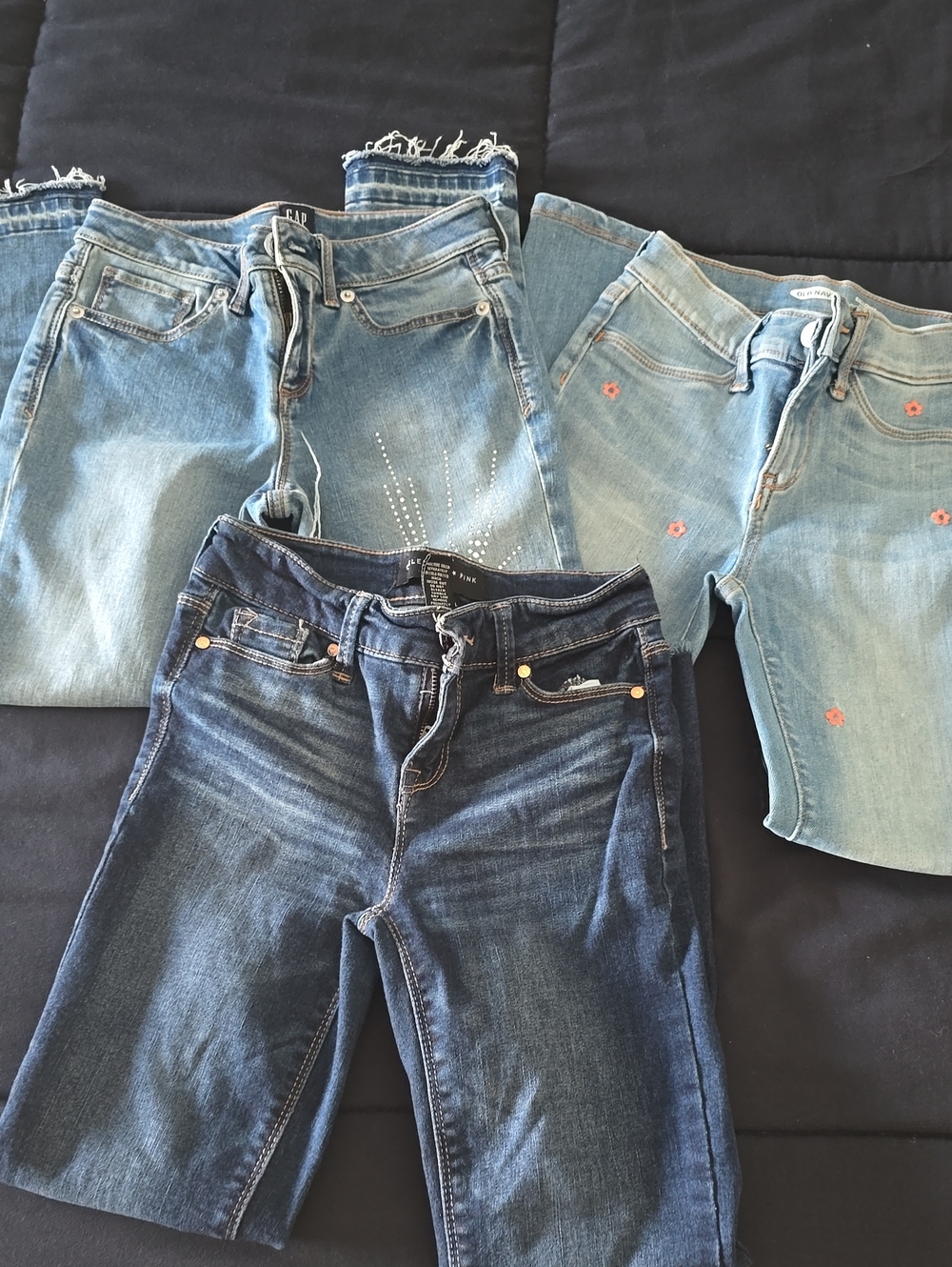 GAP Mixed Blue Ankle & Cropped Jeans Set